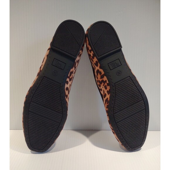 Time and Tru Size 8.5 Ballet Flats Leopard Print Memory Foam Comfort Shoes - Picture 5 of 7